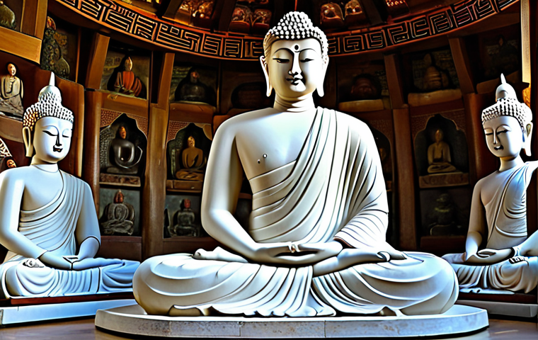 경주의 석굴암 유래 - A serene image of the Seokguram Grotto, Gyeongju, South Korea. Capture the exterior view of the ston...